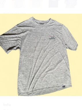 Patagonia Heather Gray Short-Sleeve Crew Tee